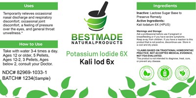Kali Iod (Potassium Iodide (kali Iod)  6x)